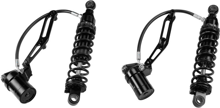 Harddrive - Touring Remote Res Shocks 14" Std Weight Billet Bracket - R0800235-1