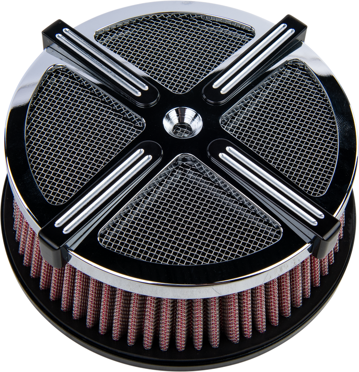 Harddrive - X-force Air Cleaner Kit Chrome/black - 120332