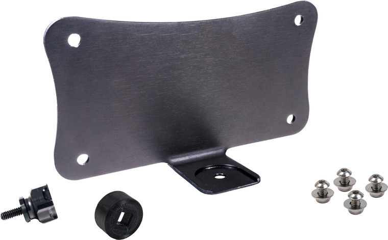 Hofmann Designs - Upright License Plate Mount Black - HDB1060B