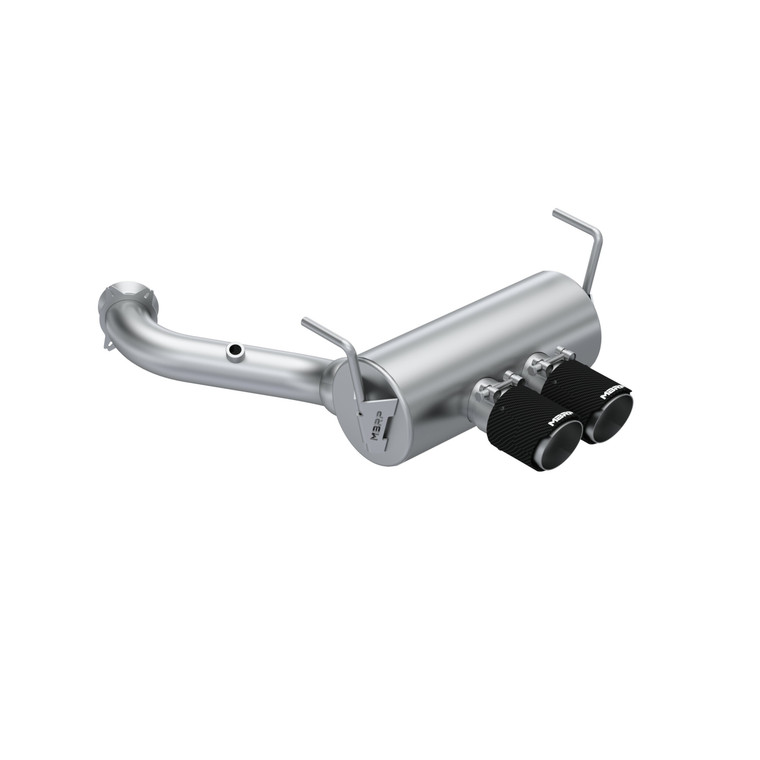 Mbrp - Dual Slip-on System W/ 6" Perf. Muffler Chrome Cb Tip - AT-9224PT