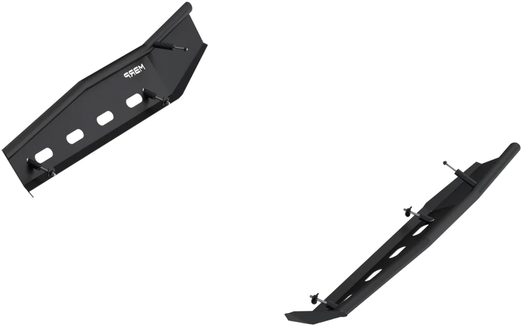 Mbrp - Rock Slider Kit Steel Blk Can - AC-9219-04