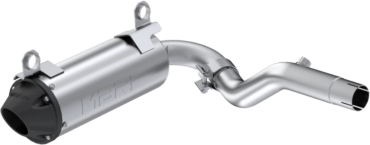 Mbrp - Single Slip-on System W/ 5" Performance Muffler Blk Tip - AT-9222PT