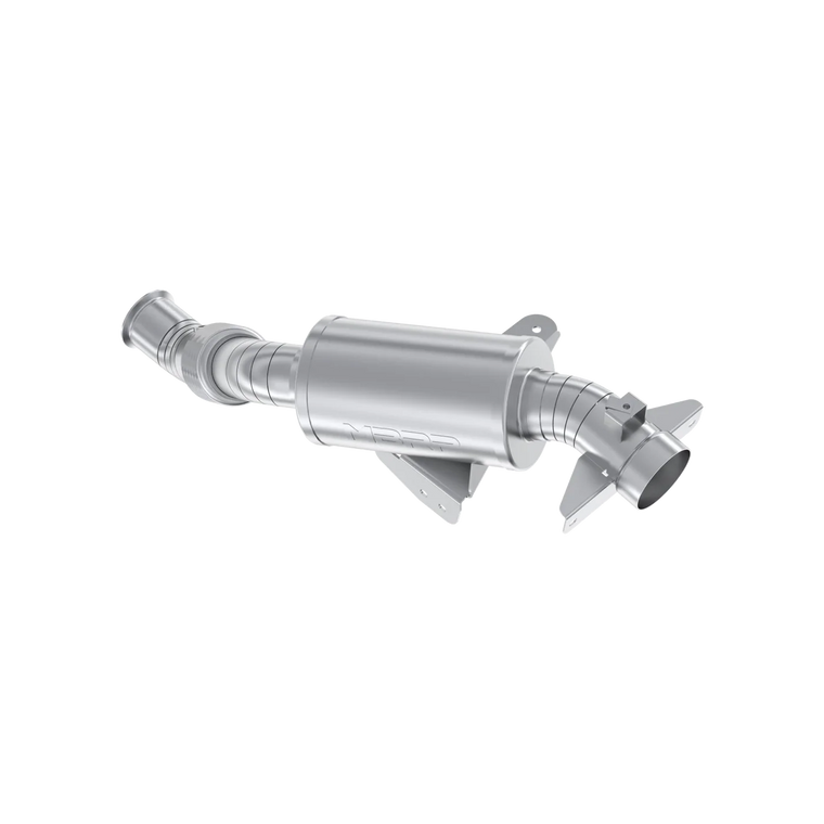 Mbrp - Single Slip-on Turbo Back W/ 3" Performance Muffler; Quiet - AT-9225PT