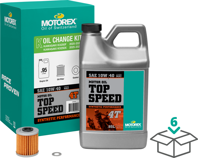 Motorex - Top Speed Oil Change Kit 0.95l 10w40 Kaw - 311915