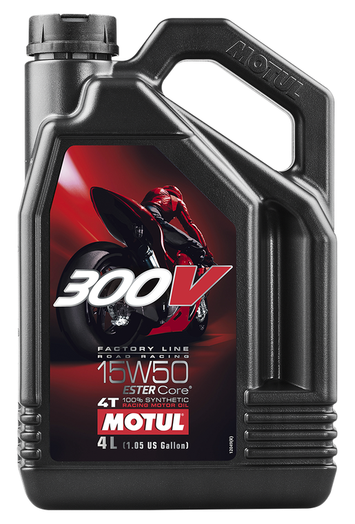 Motul - 300v Competition Synthetic Oil 4t 15w50 4l 4/case - 104129