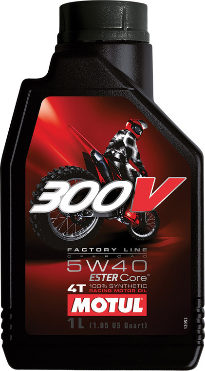 Motul - 300v Competition Synthetic Oil 4t 5w40 Offroad 1l 12/case - 104134