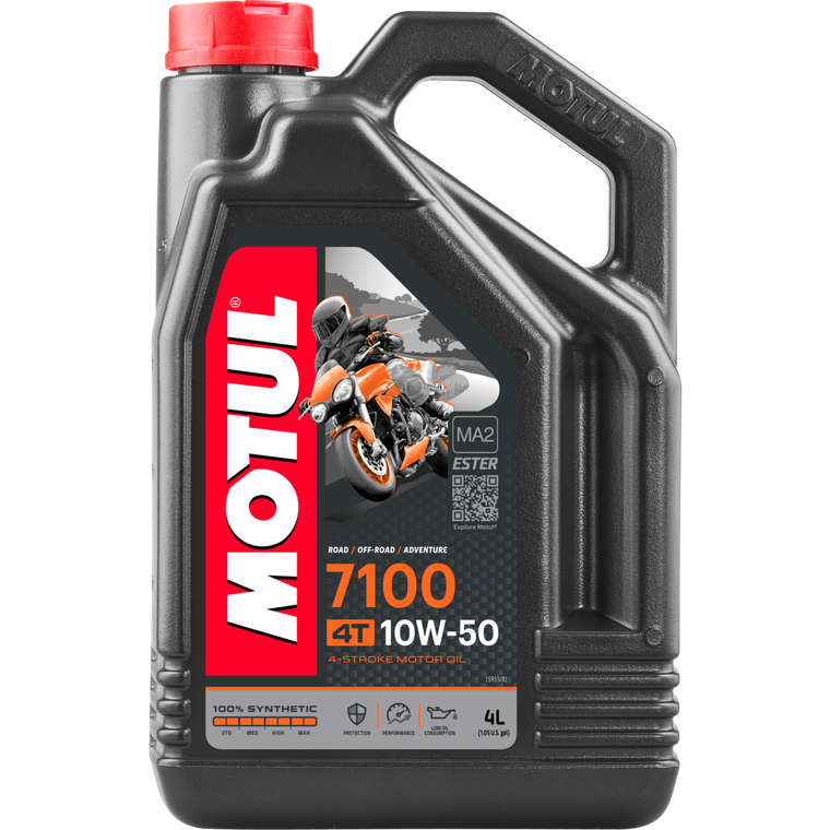 Motul - 7100 Full Syn Oil 10w50 4t 4l 4/case - 104098