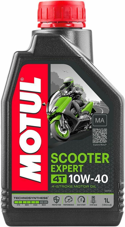 Motul - Scooter Syn Oil 4t 10w40 1l 12/case - 105960