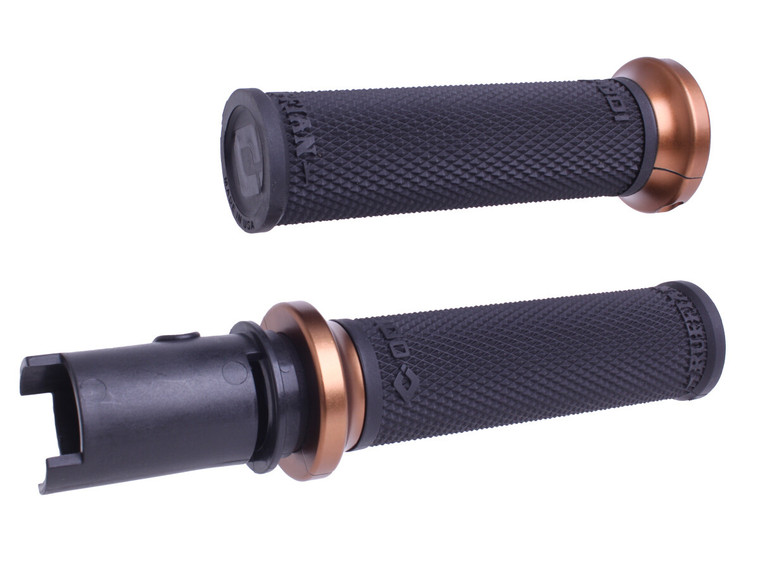 Odi - Lock-on Ruffian Grips Black/bronze Cvo `23-24 - V30HTCB-Z