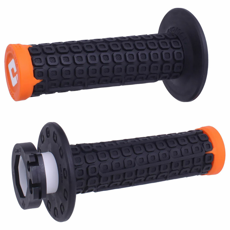 Odi - Nomad Lock-on Off-road Grip W/d30 Black/orange/orange - H36NDBO