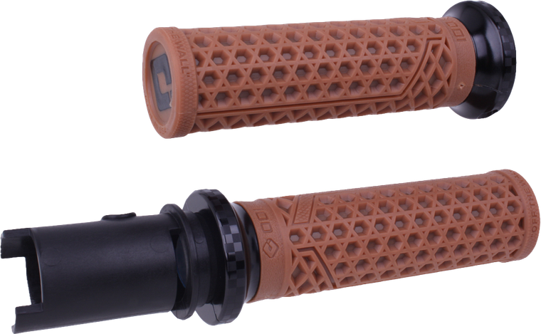 Odi - Van's Lock-on Grips Gum Rubber/checker Cvo `23-24 - V31VHTCGR-BC