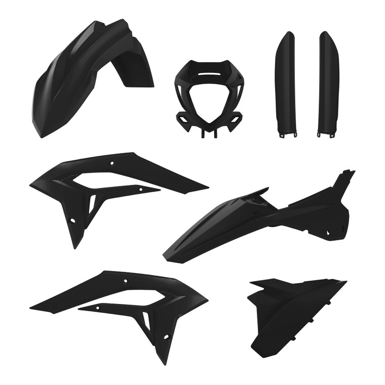 Polisport - Full Plastic Kit Black - 91668
