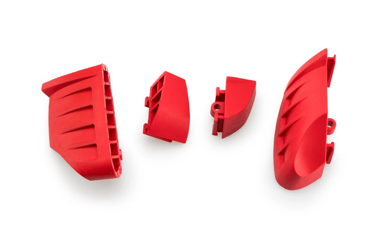 Puig - Rubber End Replacement Frame Slider Pro 2.0 Pr Red - 20872R