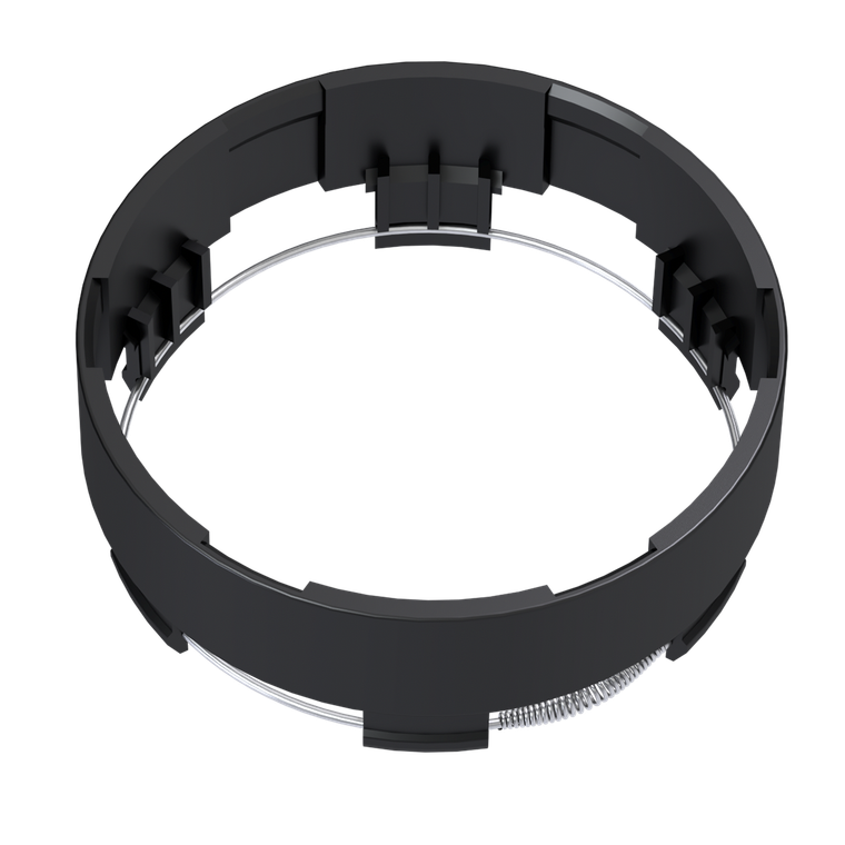 Raceline - 3/4" Cap Extension Satin Black Fits 5x114.3/4.5 - CPR-A14B-114.3E