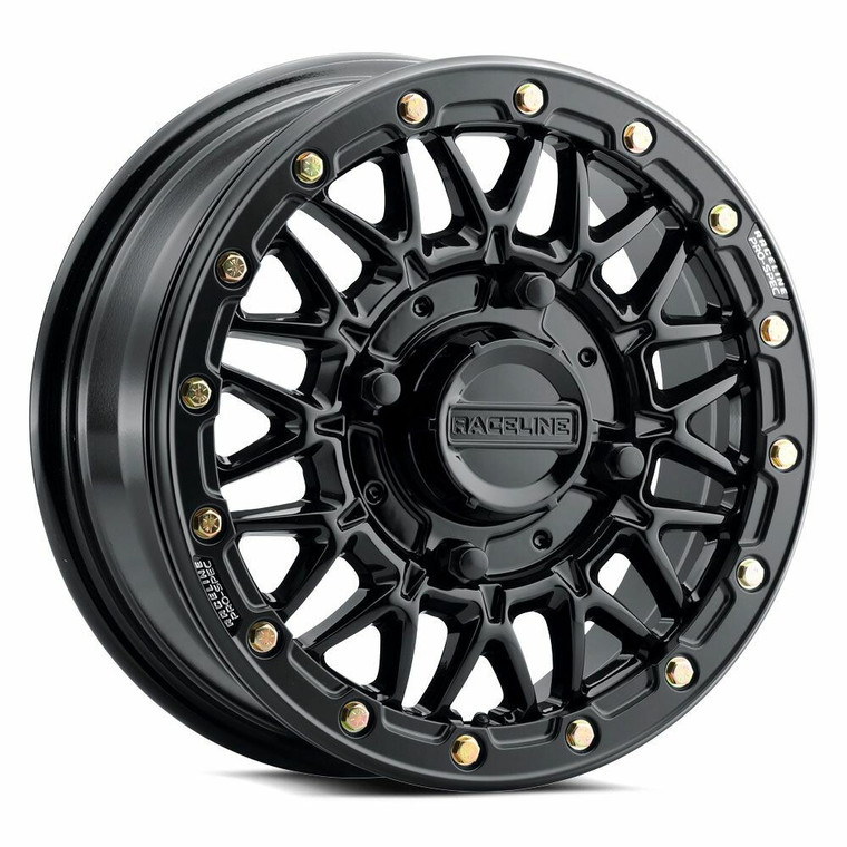 Raceline - Omega 15x7 4/137 +38mm Gloss Black - A15GB-57037+38