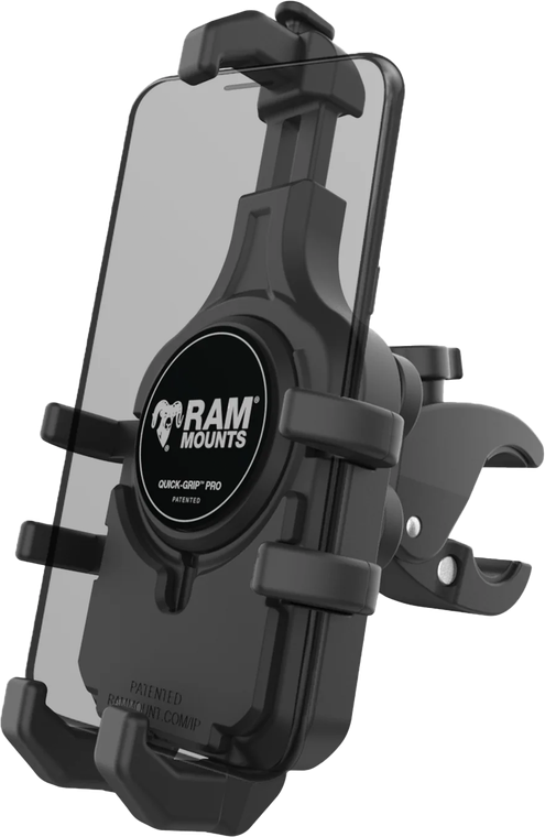 Ram - Quick-grip Pro Low-profile Mount W/vibe Safe - RAM-HOL-PD5V-400-1U