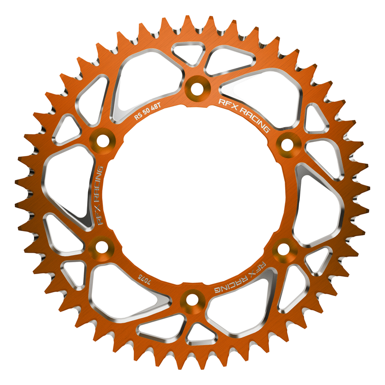 Rfx - Aluminum Rear Sprocket 49t Orange Ktm/husq/gas - FXRS 51-49 99OR