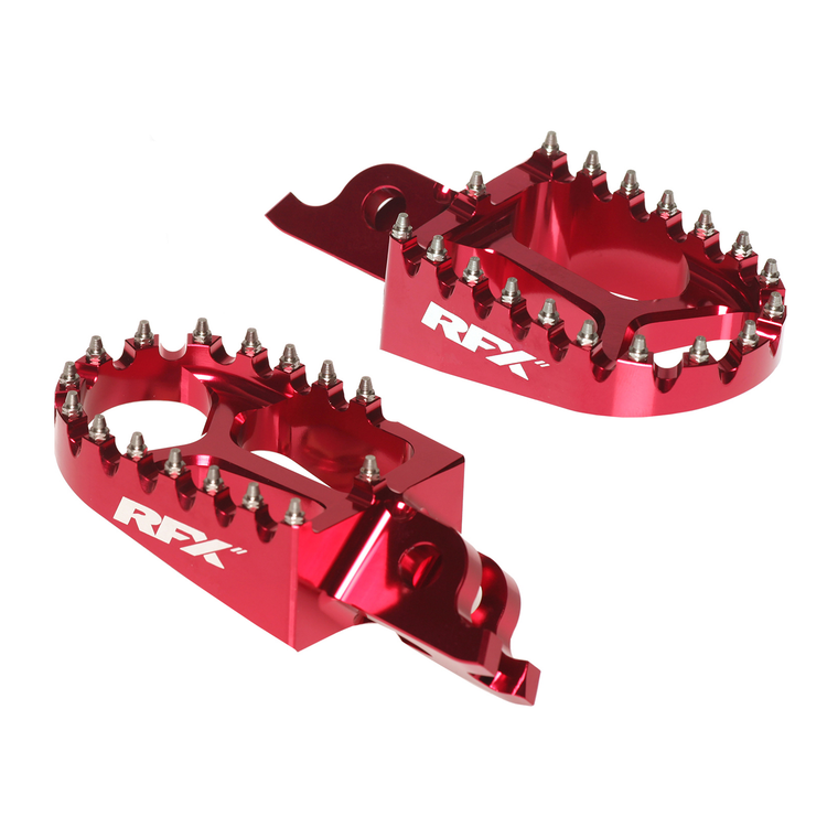 Rfx - Footpegs Red Beta - FXFR 80100 99RD