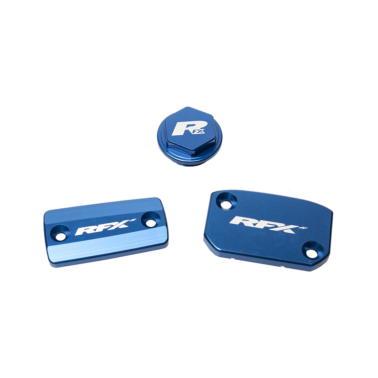 Rfx - Reservoir Cap Kit Blue Husq Brembo & Magura - FXRC 72100 99BU