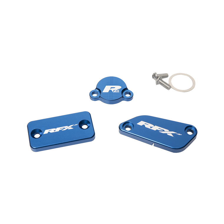 Rfx - Reservoir Cap Kit Blue Ktm Brembo & Magura - FXRC 72200 99BU