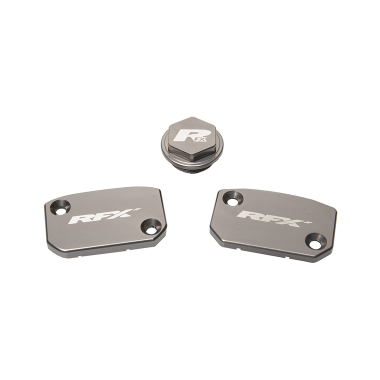 Rfx - Reservoir Cap Kit Grey Ktm/husq/gas Brembo - FXRC 52000 99H2