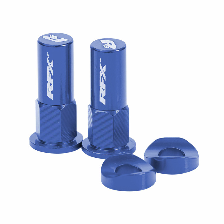 Rfx - Rim Lock Nuts & Washers 2pcs Blue - FXRL 90000 99BU