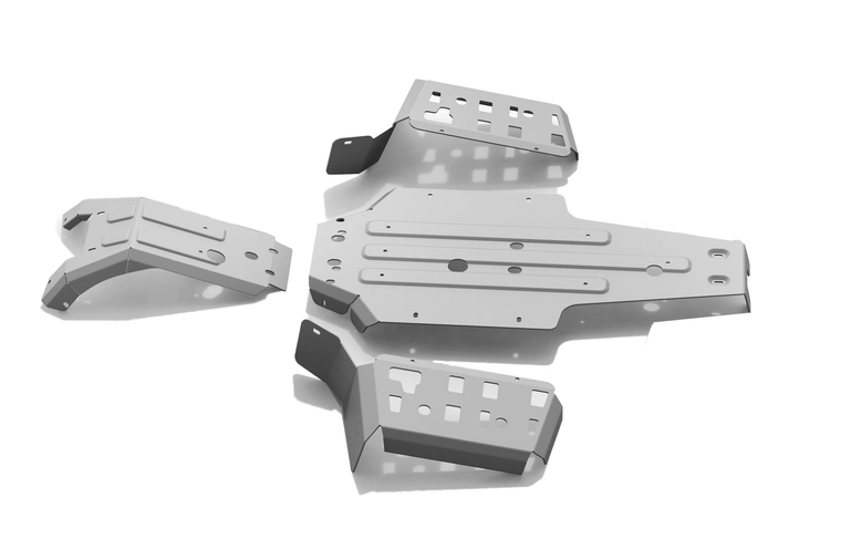 Rival Powersports Usa - Alloy Central Skid Plate Yam - 2444.7124.1