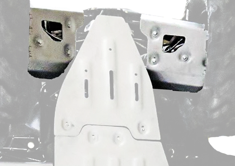 Rival Powersports Usa - Alloy Front A Arm Guards Pol - 24.7437.1-5