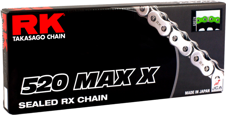 Rk Excel - 520maxx Drive Chain Green 520 X 120 - 520MAXX-120-MM