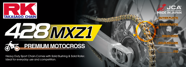 Rk Excel - Gb428mxz1 Drive Chain Gold 428 X 130 - GB428MXZ1-130