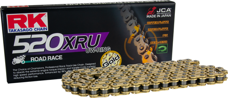 Rk Excel - Gb520xru Drive Chain Gold 520 X 124 - GB520XRU-124