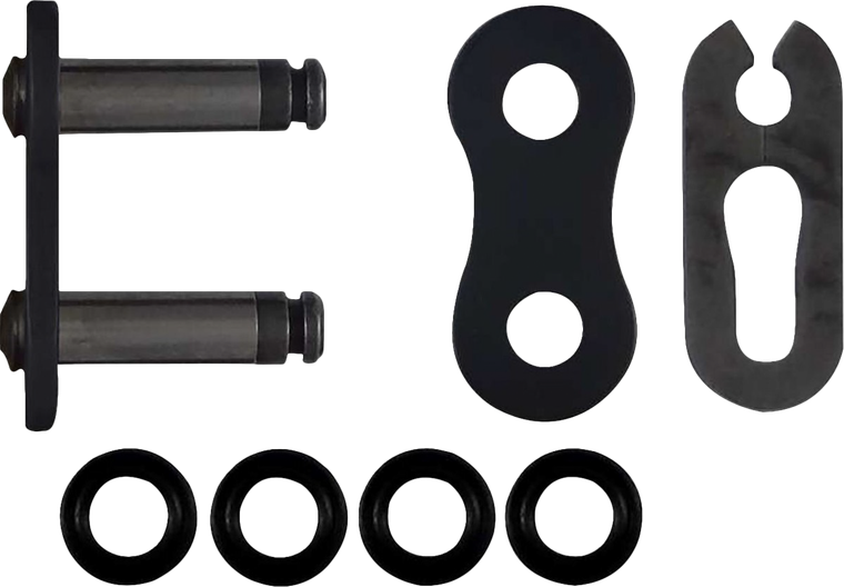 Rk Excel - Master Link 520maxo Black Clip M/l - 520MAXO-CL-B