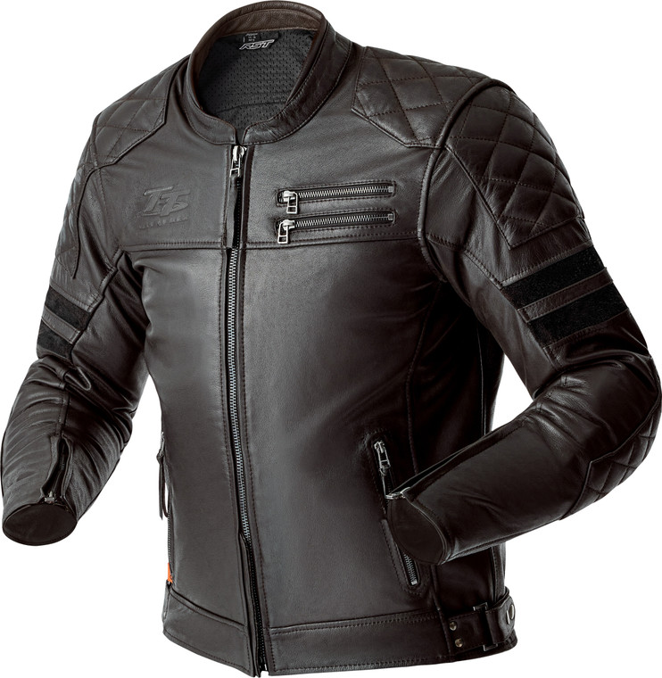 Rst - Hillberry D3o Jacket Brown Leather Md - 103639BRN-42