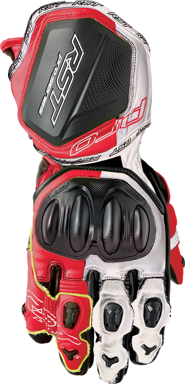Rst - Pro Series Gp D3o Gloves White/red Leather 2xl - 103715RED-12