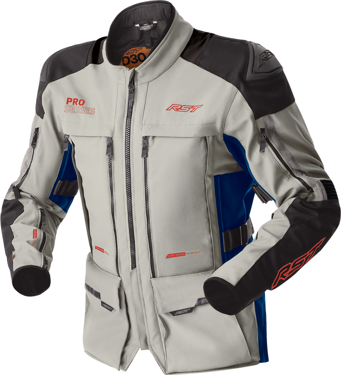 Rst - Ps Adventure D3o Jacket Silver/blue Textile Md - 103599SIL-42
