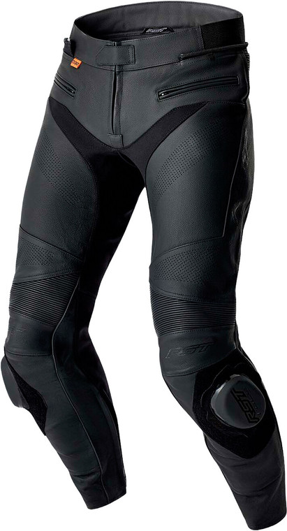 Rst - S1 D3o Leather Pants Black Lg - 103607BLK-34