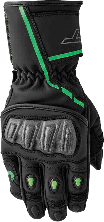 Rst - S1 Glove Blk/flo-green Leather 2xl - 103650F.GRN-12