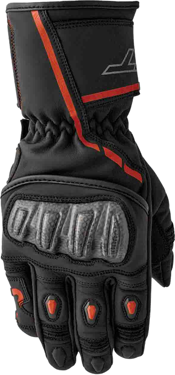 Rst - S1 Glove Blk/red Leather Lg - 103650RED-10