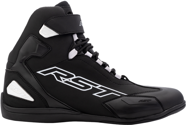 Rst - Sabre Moto Shoe Ce Boot Black / Black / White  Sz 10 - 103053BLK-43