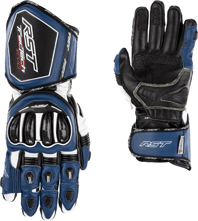 Rst - Tractech Evo 4 Ce Glove Blue/white/black Lg - 102666BLU-10