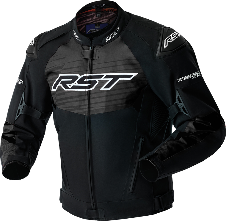 Rst - Tractech Evo D3o Jacket Black/white Textile 2x - 103640WHI-48