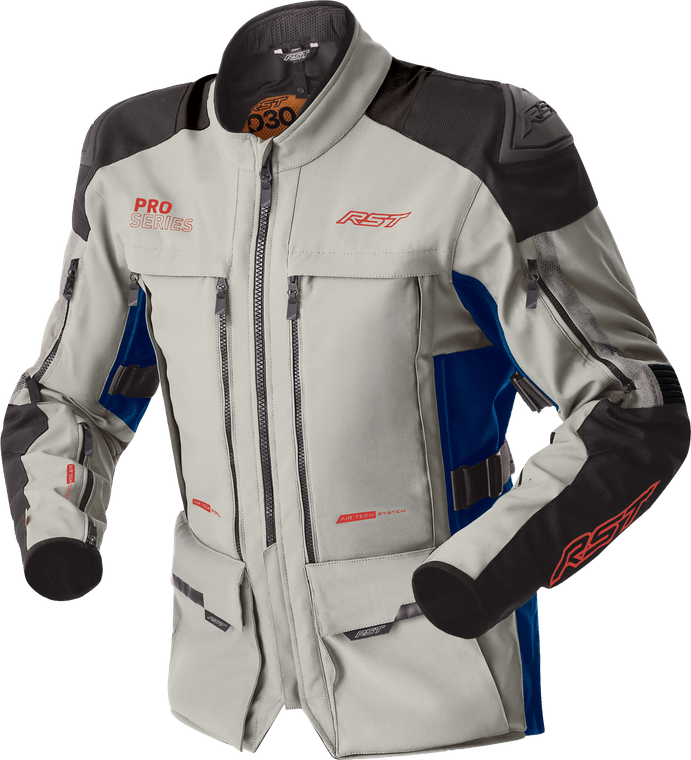Rst - Womens Ps Adventure D3o Jacket Sil/blu Textile Sm - 103628SIL-10