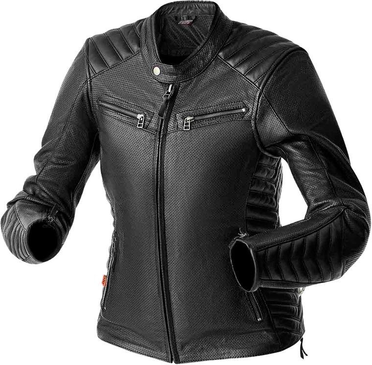 Rst - Womens Roadster Air D3o Jacket Black Leather Xl - 103644BLK-16
