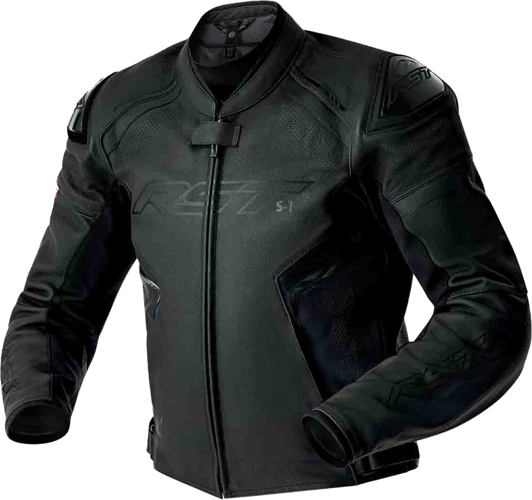 Rst - Womens S1 D3o Leather Jacket Black/white Xs - 103626BLK-08