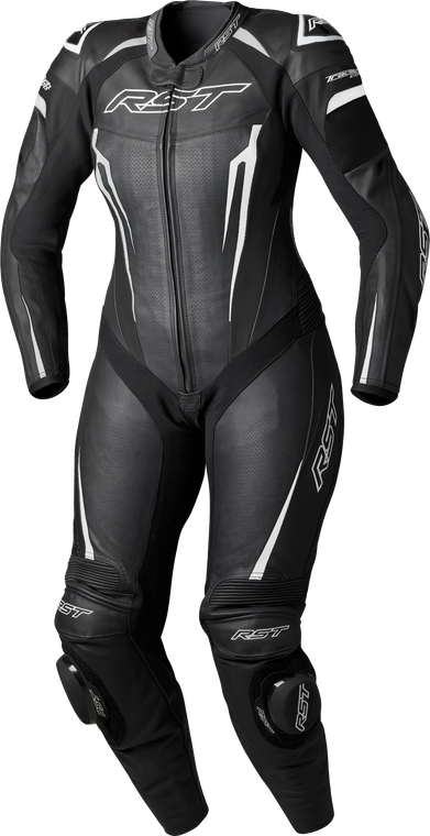 Rst - Womens Tractech Evo D3o Suit Black/white Leather Sm - 103643WHI-10