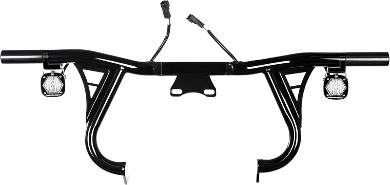 Santoro Fabworx - Lightbar Crashbar Black `17-23 Non Cvo - SF80024