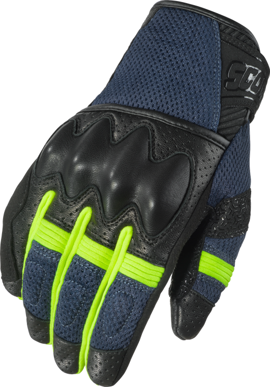 Scorpion Exo - Cool Hand Pro Gloves Dark Blue/hi-viz 2x - G68-967
