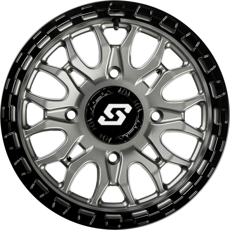 Sedona - Ignition Wheel 15x7 4/156 +10mm Gunmetal/blk - A-S28G-57056+10