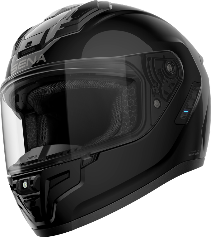 Sena - Phantom Ff Mesh Com Helmet Glossy Black Xl - PHANTOM-GB0XL3