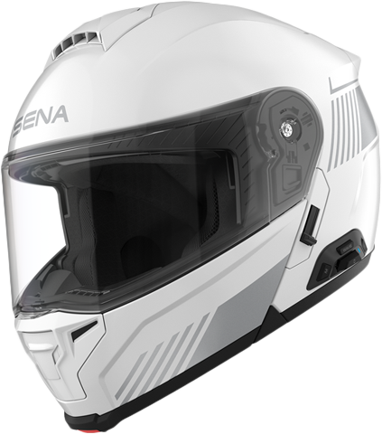 Sena - Specter Smart Flip Up Helmet White Sm - SPECTER-GW00S1